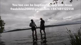 Glaswegian baptized just simply into Jesus in Loch Lomond, Scotland