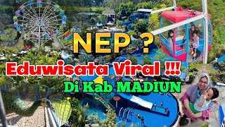 WAHANA WISATA TERBESAR & TERLENGKAP DI MADIUN || Drone View NUSANTARA EDUPARK. HAWAINYA MADIUN!!!