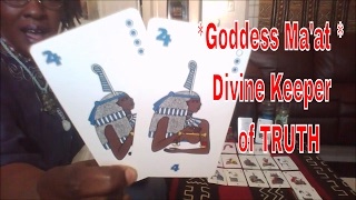 How To Read The Metu Neter Oracle | 4. Goddess MA'AT, Divine Keeper Truth