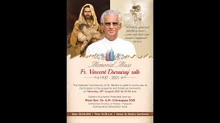 Memorial mass of Rev. Fr. Vincent Durairaj sdb