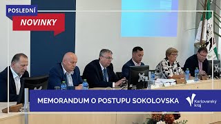 Memorandum potvrdí společný postup Sokolovska na cestě k rozvoji území