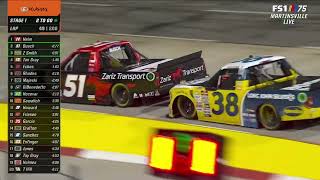 STAGE 1 FINSH - 2023 LONG JOHNS SILVER'S 200 NASCAR CRAFTSMAN TRUCK SERIES