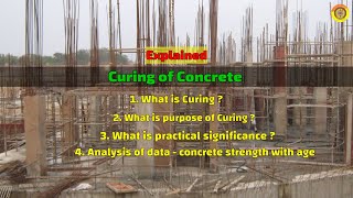 curing of concrete ll what is minimum curing time for cement concrete? #curingTime#CementConcrete