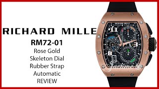 ▶ Richard Mille Lifestyle Flyback Chronograph Rose Gold RM 72-01 - REVIEW