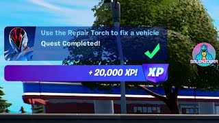 Use the Repair Torch to Fix a Vehicle (1) | Fortnite Week 1 Season Quests