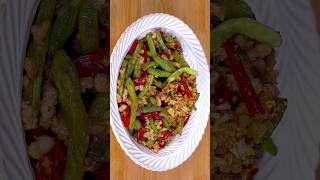 Easy Marinated Green Beans {Chinese Style} 😋 #shorts