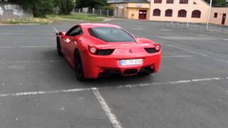 Ferrari 458 Italia NOVITEC exhaust LOUD!