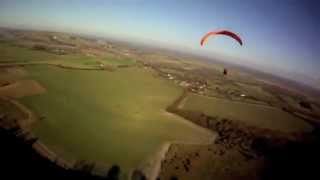 Paragliding the South Downs at West Firle