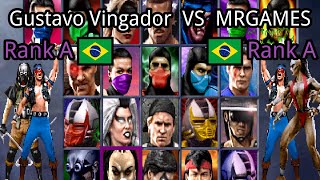 Ultimate Mortal Kombat 3: Gustavo Vingador (BR, Rank A)  vs MRGAMES (BR, Rank A)