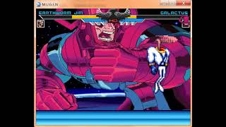 Earthworm Jim (me) VS Galactus - Mugen Matches