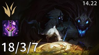 Kindred Jungle vs Rengar - EUW Master | Patch 14.22