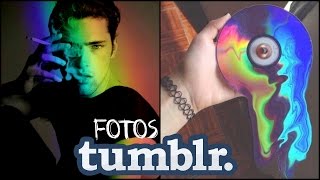 COMO HACER FOTOS TIPO TUMBLR | Efecto ARCOIRIS | Azul Cos