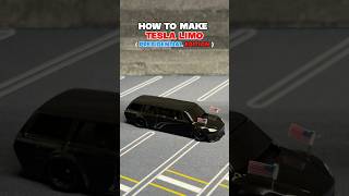 HOW TO MAKE TESLA LIMO ( PRESIDENTIAL EDITION ) #hotwheels #tesla #limo #president #diy