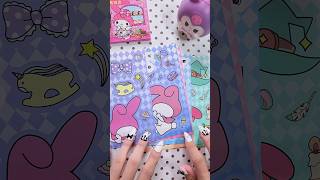 Unbox my cute sanrio melody #sanrio #mymelody #unboxing #sticker #stickerbook