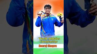 Neeraj Chopra Wins 1st-Ever Gold For India At World Athletics Championships #neerajchopra #shorts