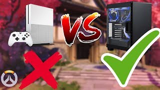 CONSOLE VS PC  || What's the Difference? (Overwatch)