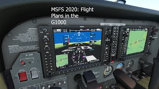 MSFS 2020: G1000 IFR Flight Plans