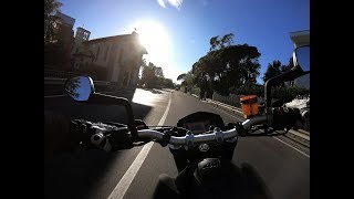 Gopro 6: first ride on my KTM 950 Smr. 1080p@60fps, stabilization ON. Internal MIC