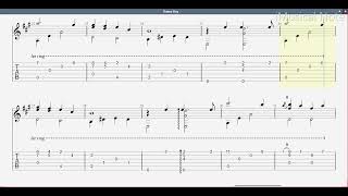 Guitar TAB - Danny Boy : Traditional  Celtic - Tutorial Sheet Lesson #imn