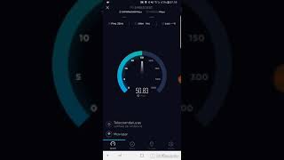 Movistar 50/50 fibre optic speed test FTTP