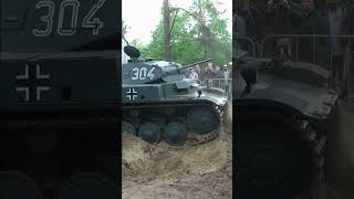 WW2 German Panzer II Ausf. C Light Tank at the Musée des Blindés, France #wwii #germanarmy #tank