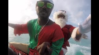 First video of 2018 - Asian Santa in Maldives