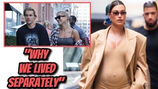 Hailey Bieber says the truth why she and Justin lived apart during her pregnancy