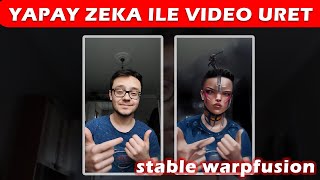 Yeni Başlayanlar İçin Videodan Yapay Zekaya Animasyon Eğitimi: Stable WarpFusion + Stable Diffusion