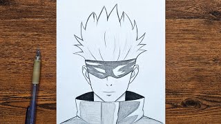 How to draw Gojo step by step | Gojo Satoru from  Jujutsu Kaisen | easy tutprial