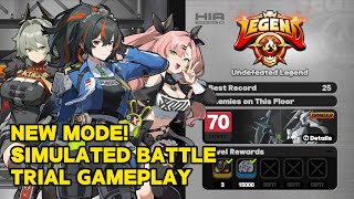 NEW SIMULATED BATTLE TRIAL Floor 21-25! LEGEND! Zhu Yuan Caesar Nicole Team | Zenless Zone Zero