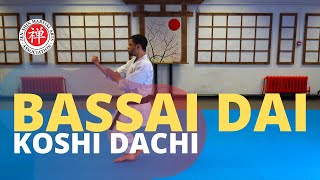 Koshi Dachi in Bassai Dai Opening Sequence