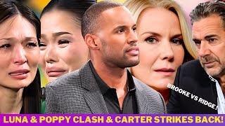 Bold & Beautiful Preview Nov 4: Luna & Poppy Clash, Carter Strikes Back, Brooke vs Ridge in Showdown