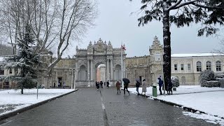 Walking in Istanbul around bosphorus strait from morning to night 2022-3-12