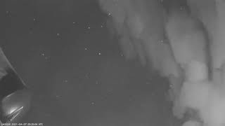 Timelapse of meteor captures from Exeter Observatory.