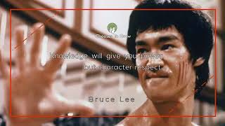 Knowledge will give you power but character respect - Bruce Lee