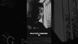 how to practice thinking in English #youtube #motivation #youtubeshorts #fyp