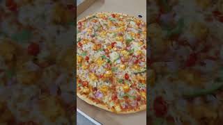 Veg 18 inch Pizza😍😋 #explorepage #youtubeshorts #shorts