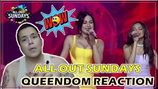 QUEENDOM | Young ‘biriteras’  powerful number! | All-Out Sundays  | KAPAMILYA REACTION