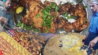 Lahori Street Food | Barbeque | BBQ Chicken Platter | Anda Tikki Banane Ka Tarika | Barbecue