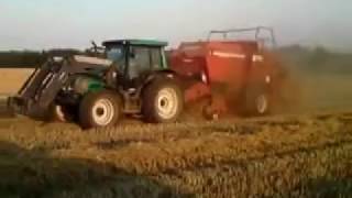 HESSTON Big Baler - Valtra N141