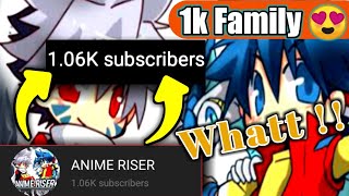 Good Newz We hit 1k Subscribers 😍😍 || My family 😘😘😘 Thank you so much 😘