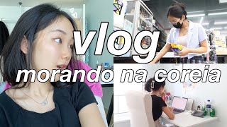 vida na coreia | vlog: what I eat in a week, saindo com amigo do br, limpando a casa, etc!