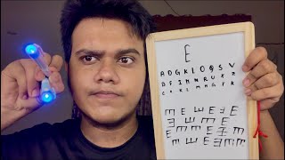 8 Minute ASMR Fast Eye Exam 👁️ Realistic