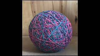 How to make a rubber band ball