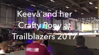 Keeva, her Crafty Pony & her real pony, Trailblazers 2017