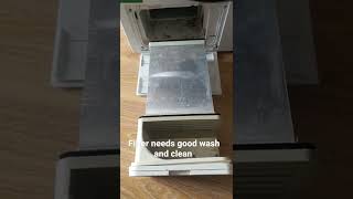 haier 8kg condenser dryer filter check and clean