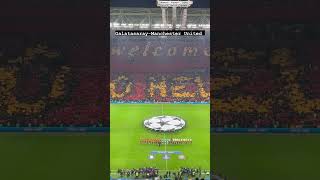 Galatasaray'ın Manchester United maçındaki 'Welcome to Hell' koreografisi! #shorts #shortsvideo