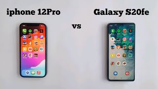 iphone 12 Pro vs Galaxy S20 Fe Speed Test || in 2024