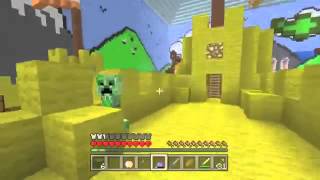 MINECRAFT XBOX HUNGER GAMES IN THE MAGIC GARDEN ROUND 2