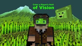 How to Color a players field of vision like Night Vision Goggles Minecraft 1.9